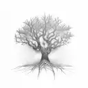 different trees in a row around the wrist tattoo design idea