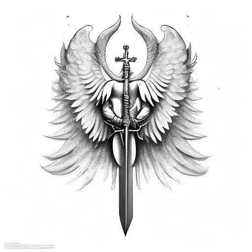Archangel tattoo - THE BEST PLACE ON WEB TO CREATE YOUR CUSTOM TATTOO