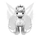 pokemon and my little pony together tattoo design idea