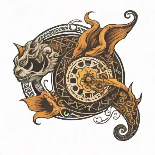 Left arm tattoo that goes from shoulder to elbow to wrist and has something in common with DrumAndBass plus it must be s tattoo design idea