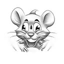 tom and jerry tattoo design idea