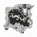 black sheep  tattoo design idea