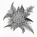 weed stoner tattoo design idea