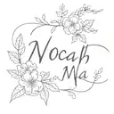 NAMES - NOAH AND NARA tattoo design idea