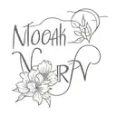 NAMES - NOAH AND NARA tattoo design idea