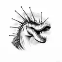 Spinosaurus tattoo design idea
