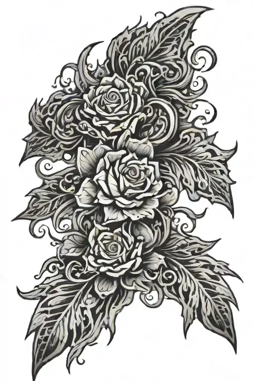 Pectoral tattoo design idea