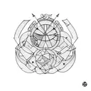 libra gemini leo tattoo design idea