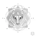 libra gemini leo tattoo design idea