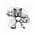 diseño de sonic el erizo tattoo design idea