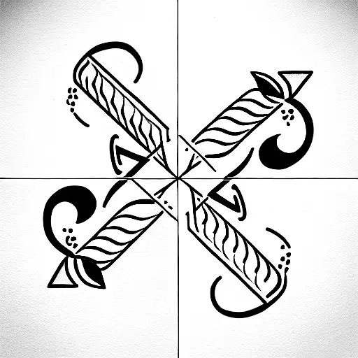 create the four elements tattoo design idea