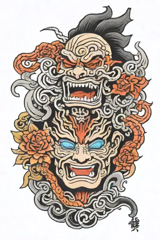 gojo satoru gojo without blindfold tattoo design idea