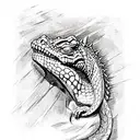 reptile  tattoo design idea
