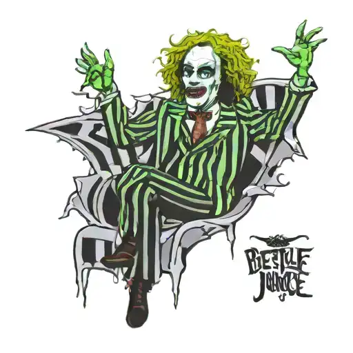 Beetlejuice TV  Beetlejuice Beetlejuice bob tattoo design idea