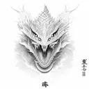 dragon traditionnel japonais tattoo design idea