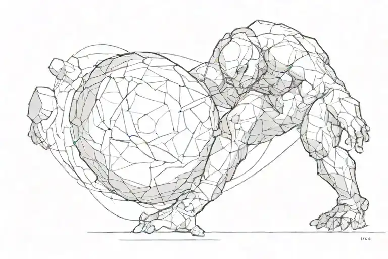 Sisyphus tattoo design idea