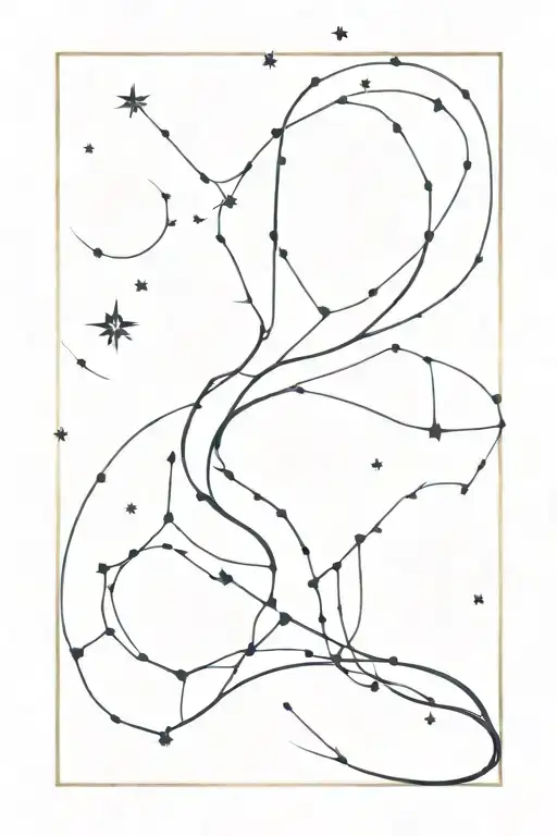 draco constellation tattoo tattoo design idea