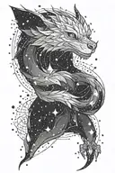 draco constellation tattoo tattoo design idea