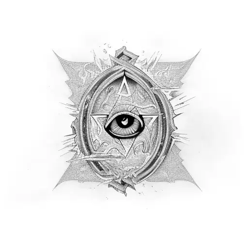 ouija board broken  tattoo design idea