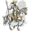 Don Quixote tattoo design idea