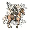 Don Quixote tattoo design idea