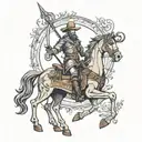 Don Quixote tattoo design idea