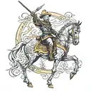 Don Quixote tattoo design idea