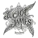 Luca James name written tattoo design idea