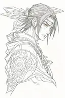 itachi uchiha last smiling tattoo design idea