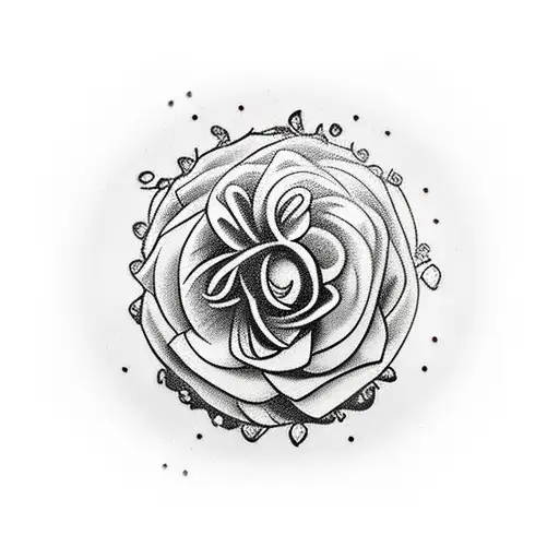 lion roses clock peacock feather tattoo design idea