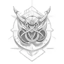 the name "Joshua" with "32" incorportated  tattoo design idea