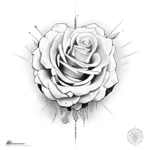 ramas y flores de cerezo tattoo design idea