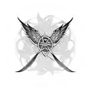 Phoenix celtic tattoo design idea