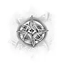 Phoenix celtic tattoo design idea