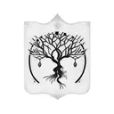 cherry tree arm sleeve tattoo design idea