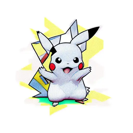 Pikachu tattoo design idea