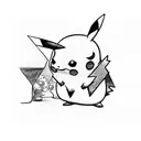 Pikachu tattoo design idea