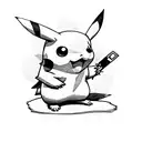 Pikachu tattoo design idea