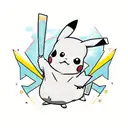 Pikachu tattoo design idea