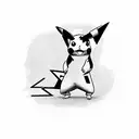 Pikachu tattoo design idea