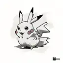 Pikachu tattoo design idea