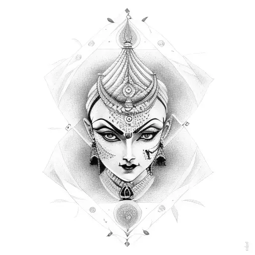 Indian mythology  full hand tatoo tattoo design idea
