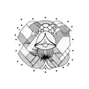 dark hippie mushroom sleeve tattoo design idea