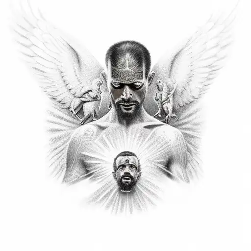 Emmanuel God Is With Us tattoo design idea