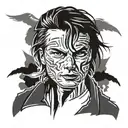 nome River Phoenix  tattoo design idea