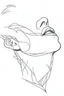 hand womans throat surrounded tattoo design idea
