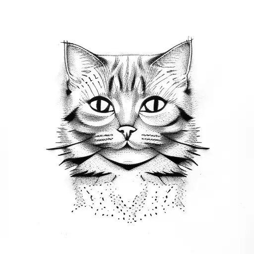 cat paws, tree, 2003 tattoo design idea