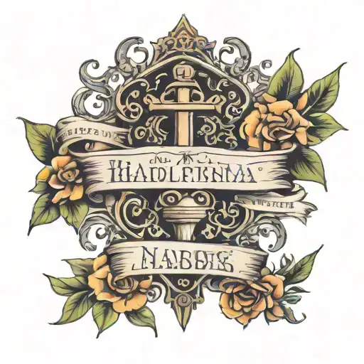 bible quote written tattoo design idea