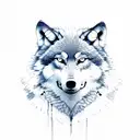 wolf nordic tattoo design idea