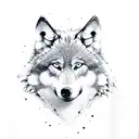wolf nordic tattoo design idea